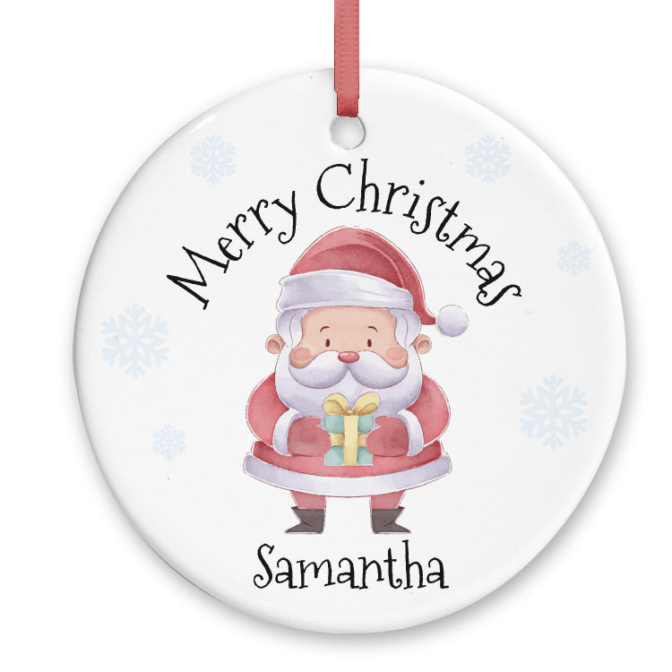 Santa Ceramic Tree Decoration