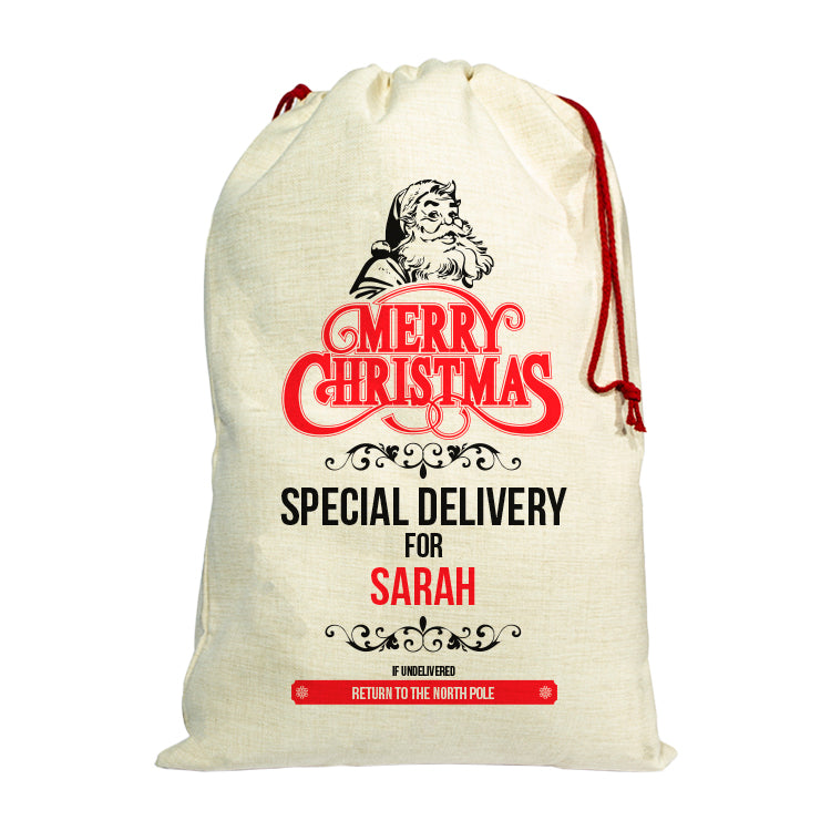 Merry Christmas Santa Sack